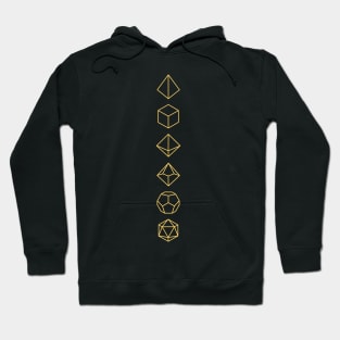 RPG Dice Gold Hoodie